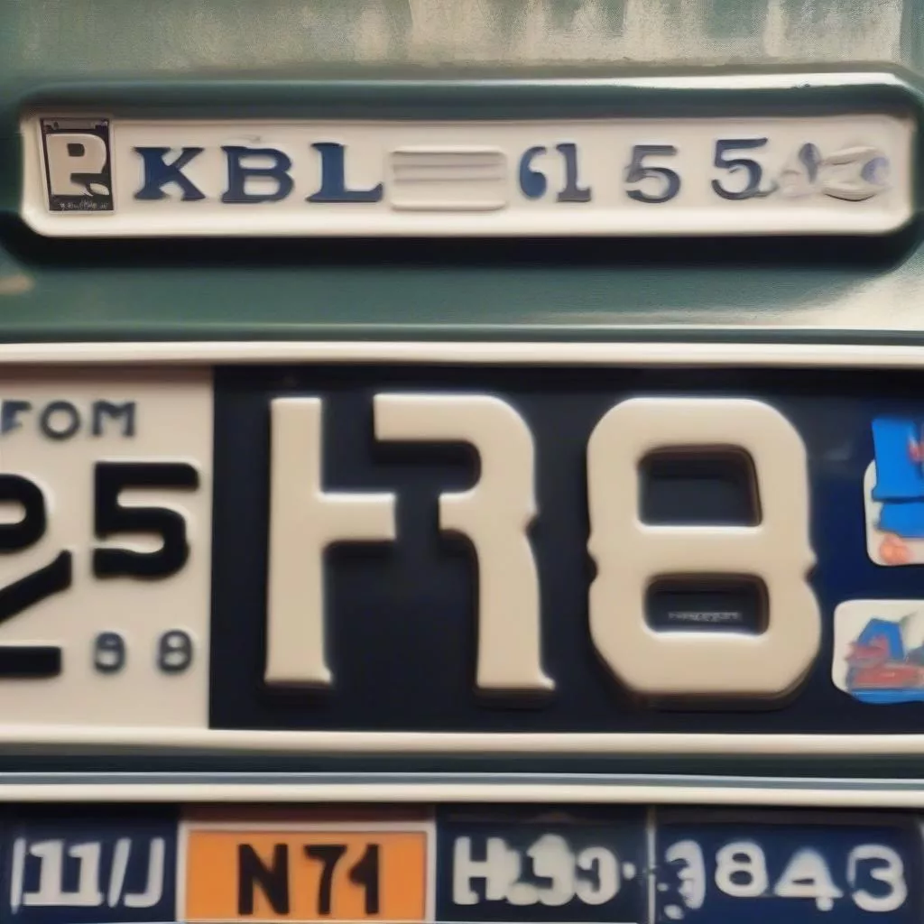 Biển số xe may mắn