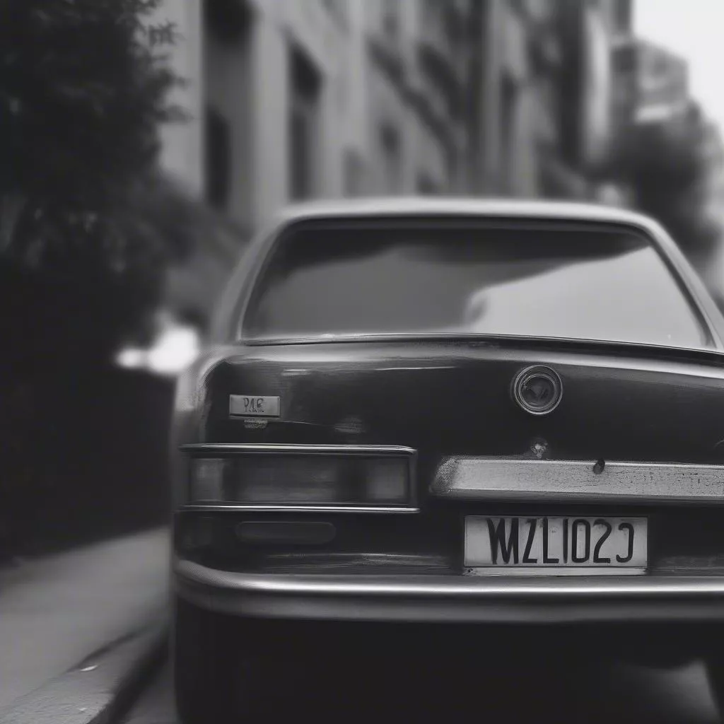 Random license plate