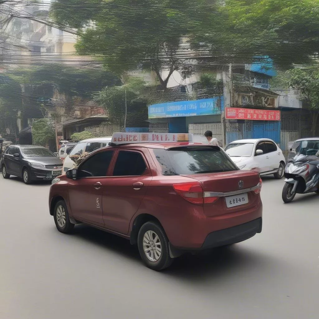 Vietnamese car license plate