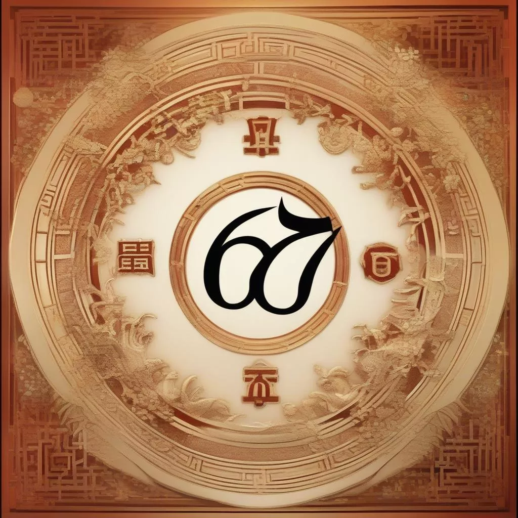 Vietnamese license plate featuring the number 67