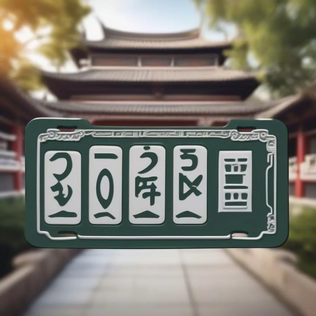 Biển số xe phong thủy