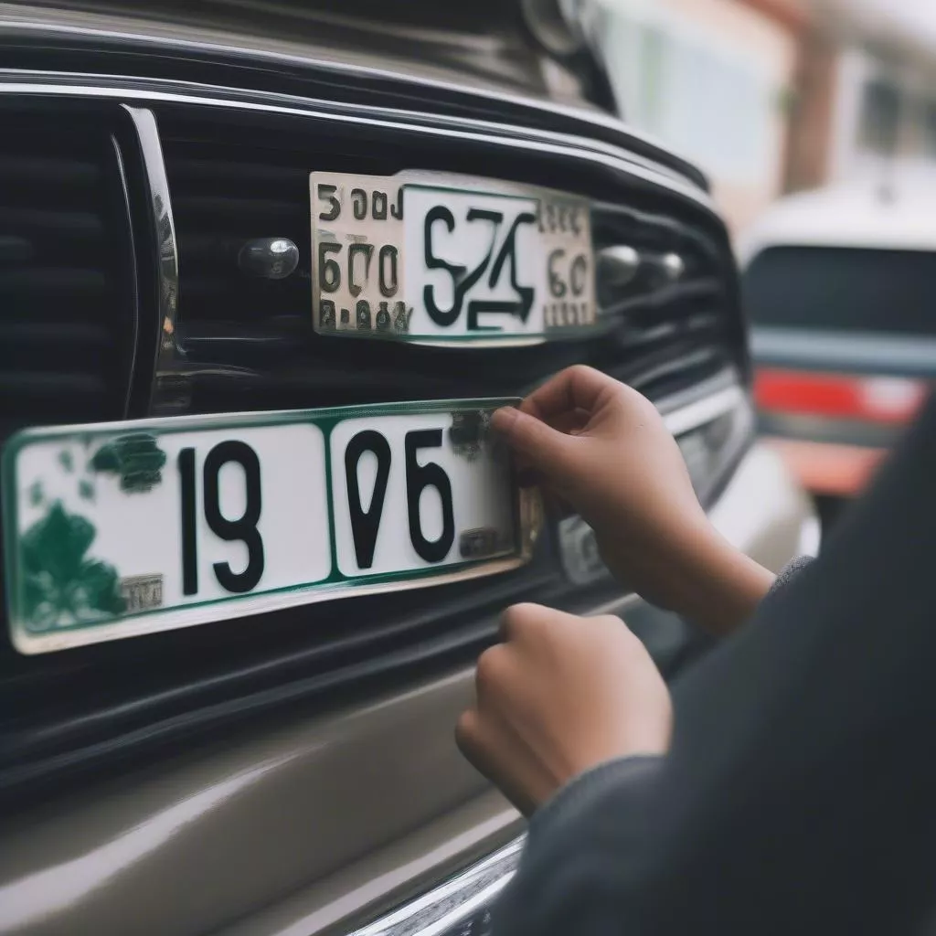 Biển số xe phong thủy