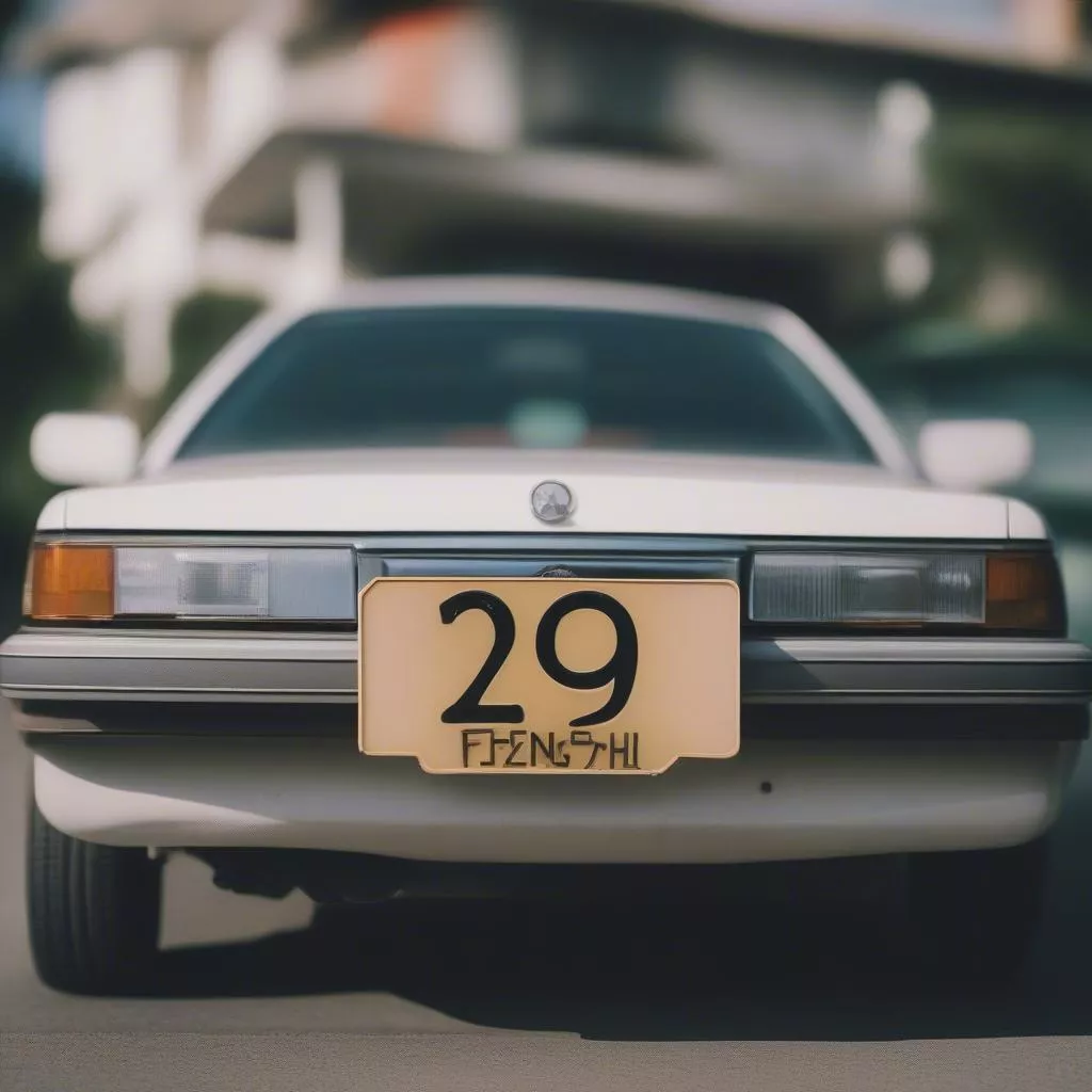 biển số xe phong thủy