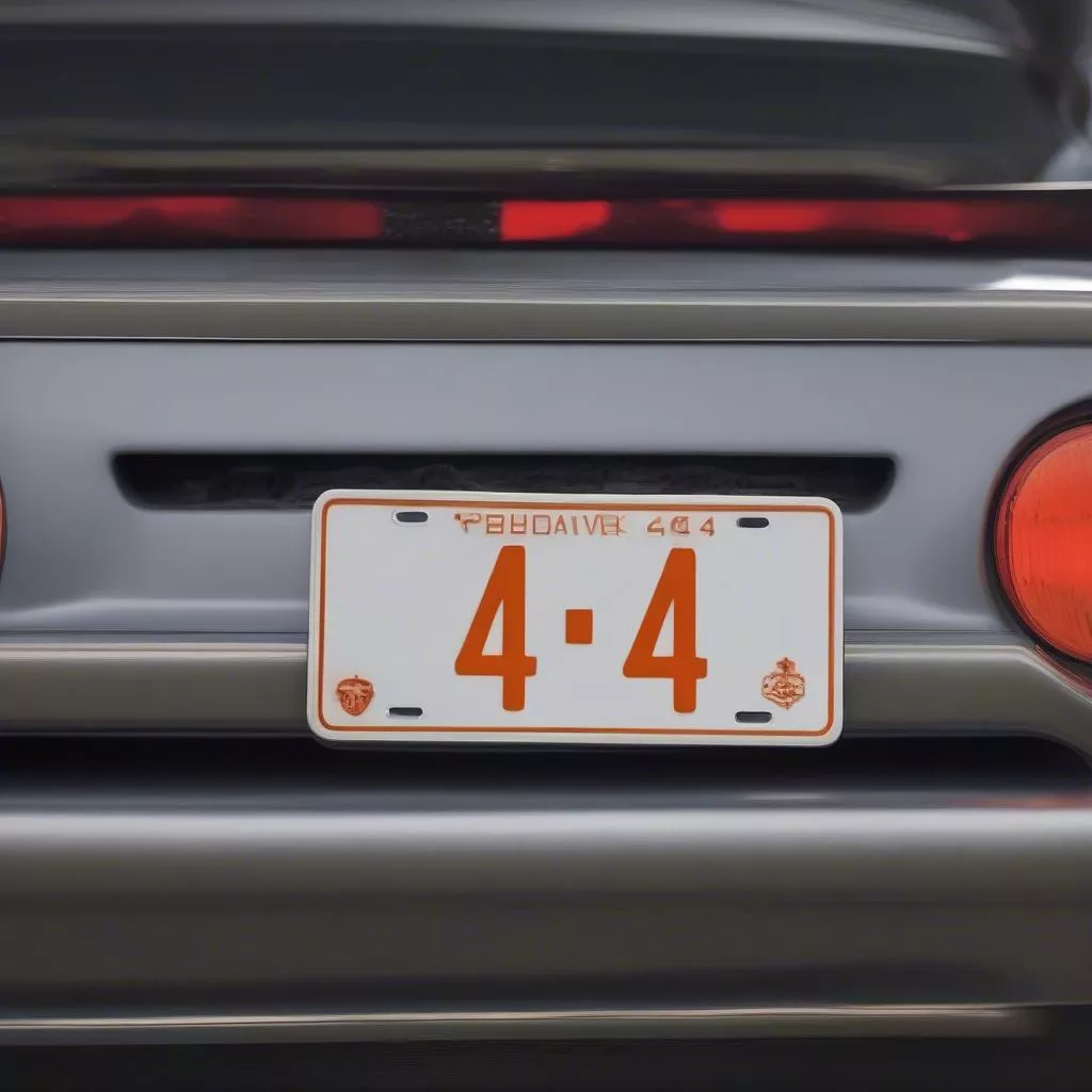Biển số xe số 44
