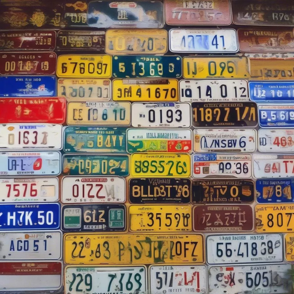 Biển số xe tải