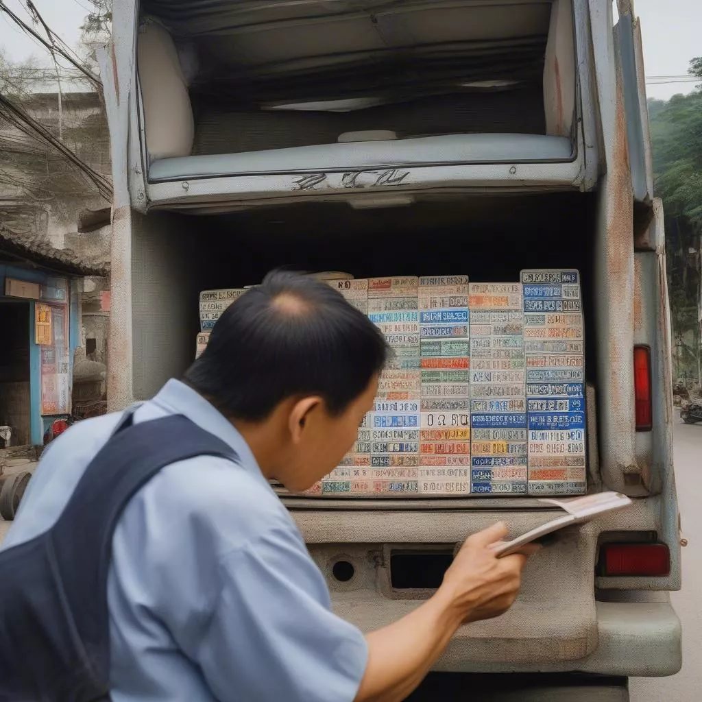 Xem biển số xe tải hợp phong thủy