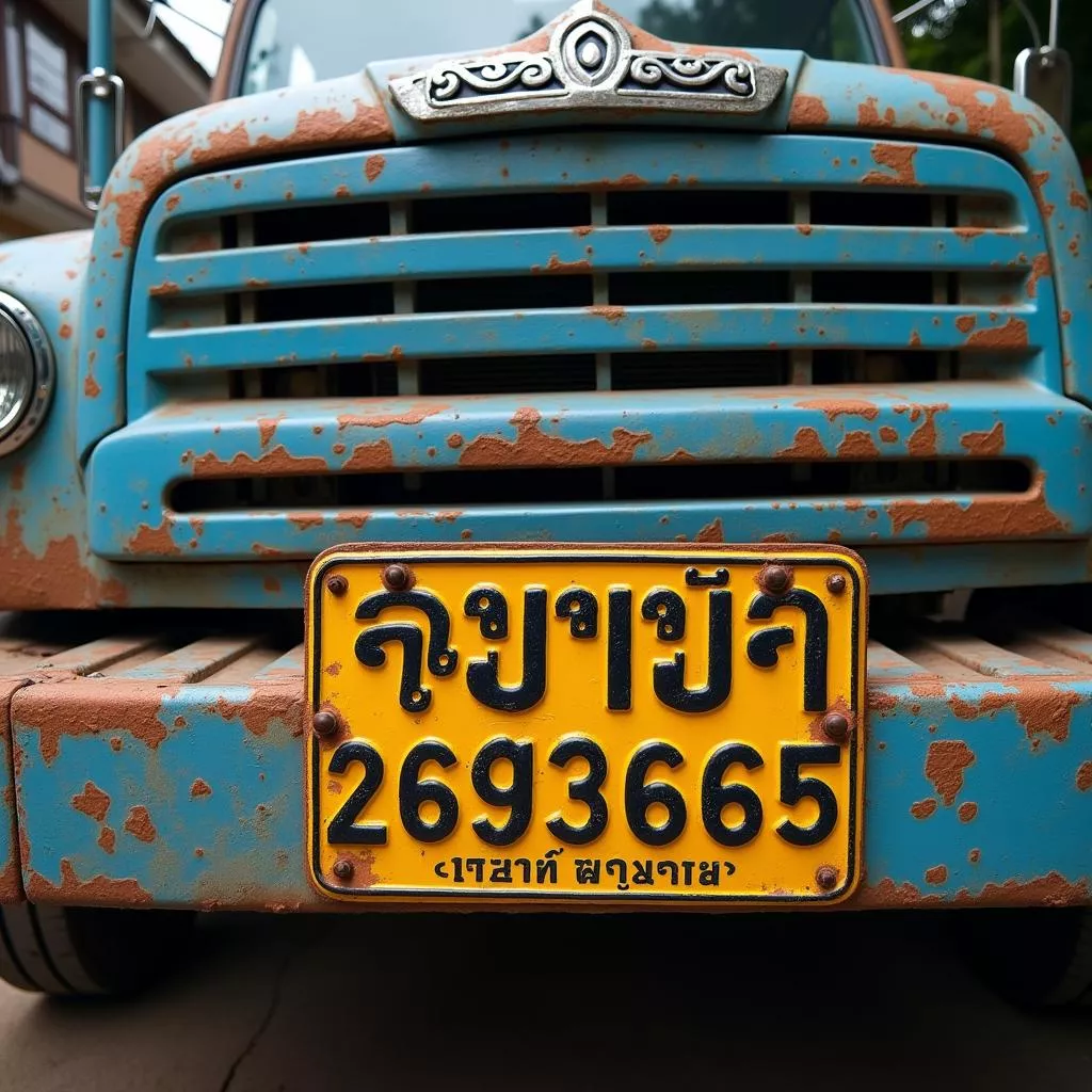 タイ ナンバープレート：個性を演出するユニークなアクセント