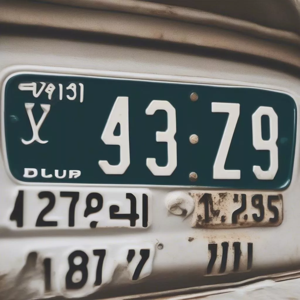Biển số xe xui xẻo