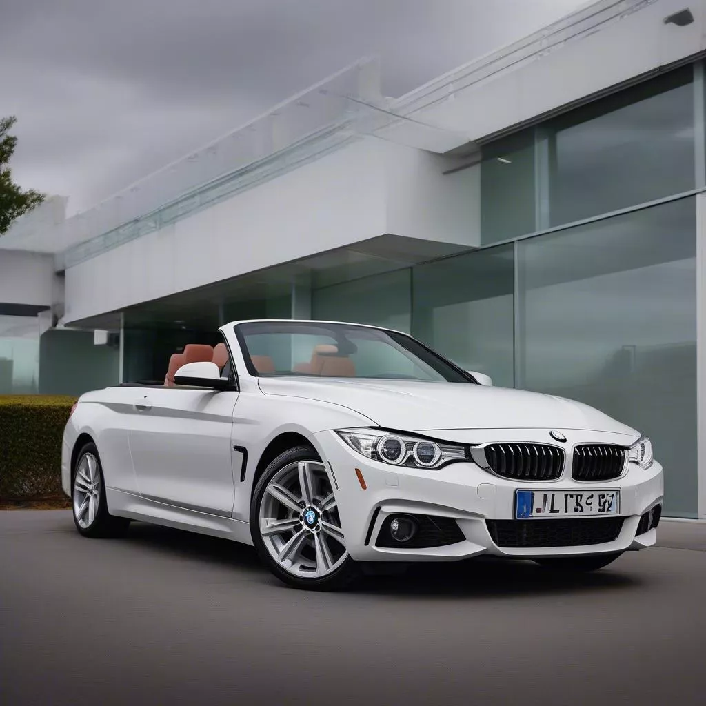 BMW 430i Convertible màu trắng