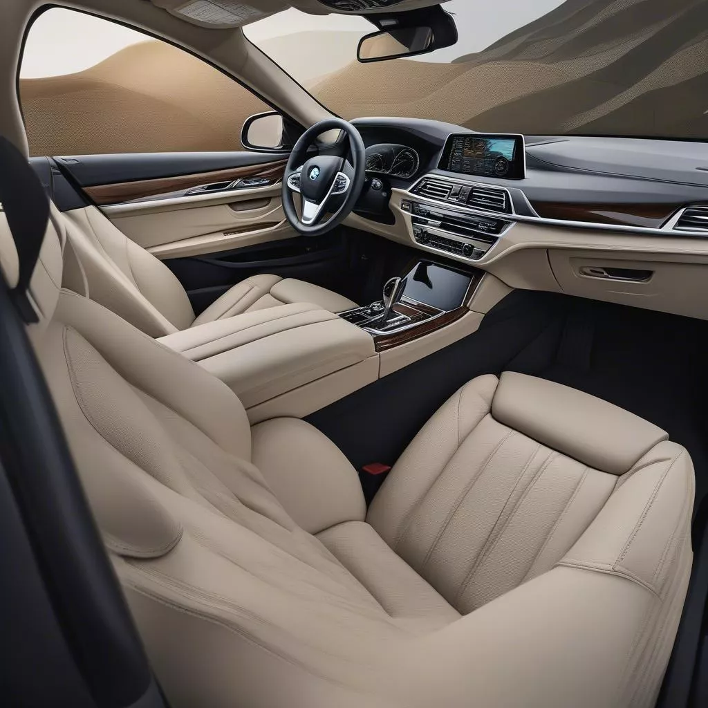 Nội thất BMW 750Li