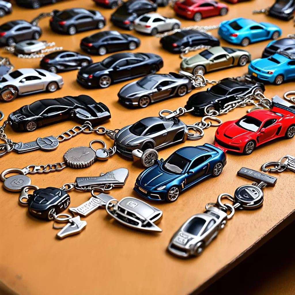 Car Keychain Collection