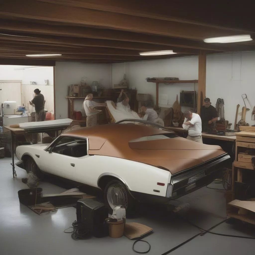 Bọc trần da ô tô Hà Nội