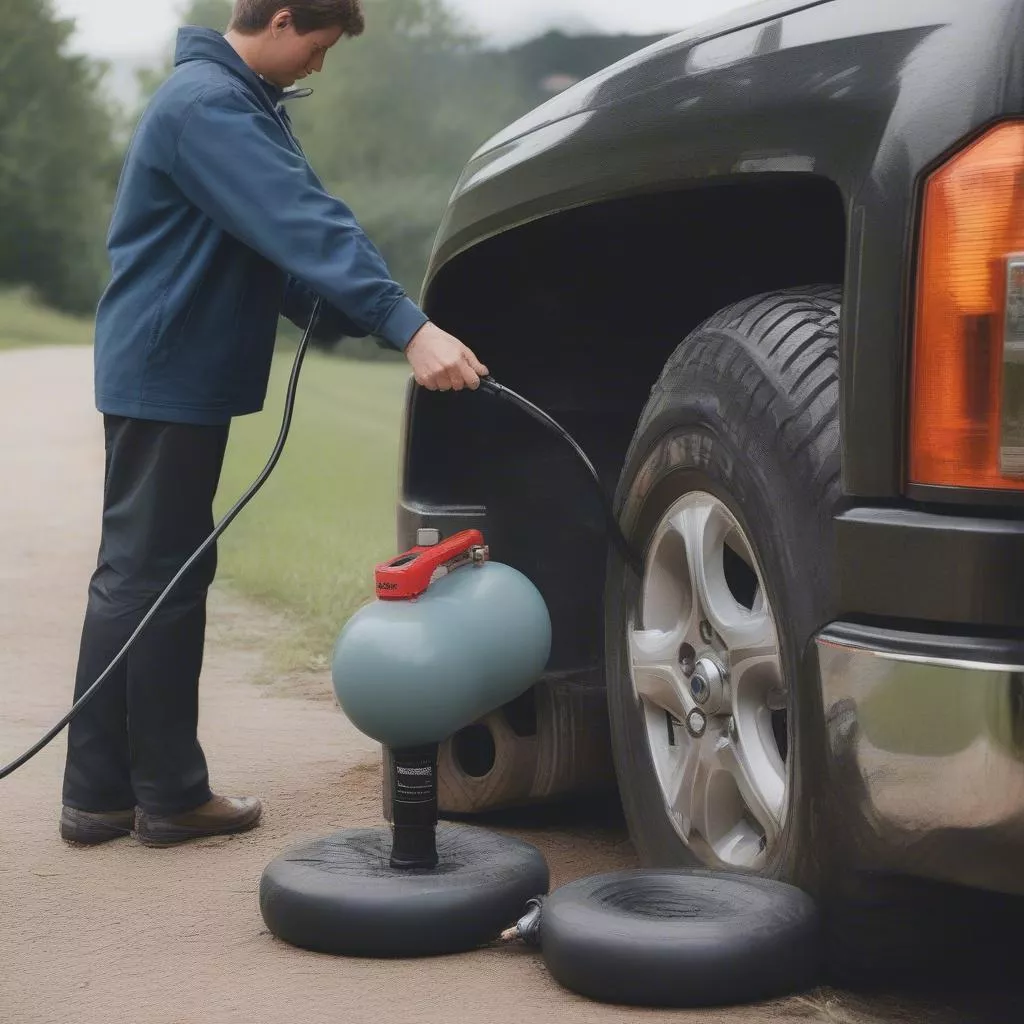 Bơm Đạp Chân Ô Tô: Vật Bất Ly Thân Của Mọi Tài Xế