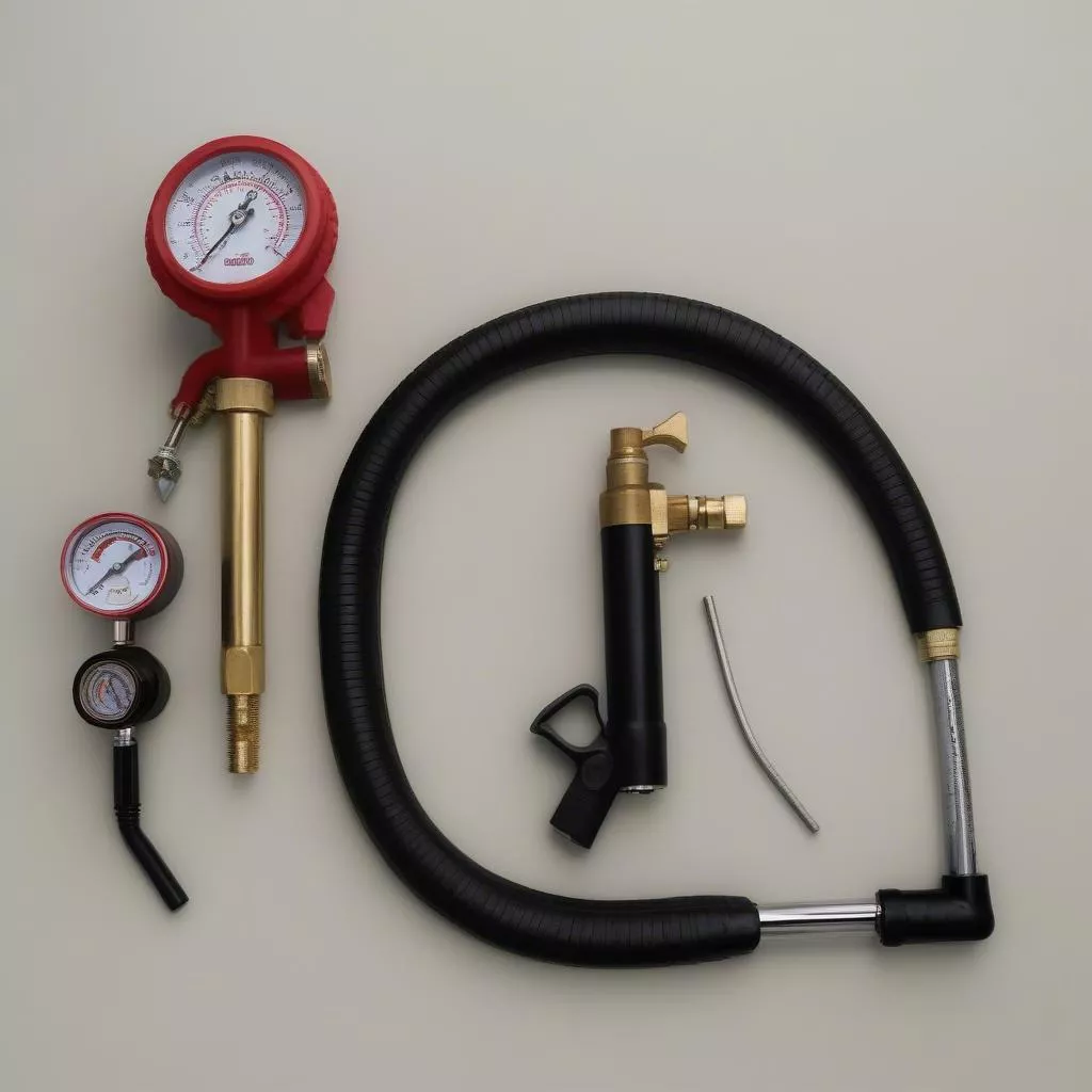 Professional car tire hand pump