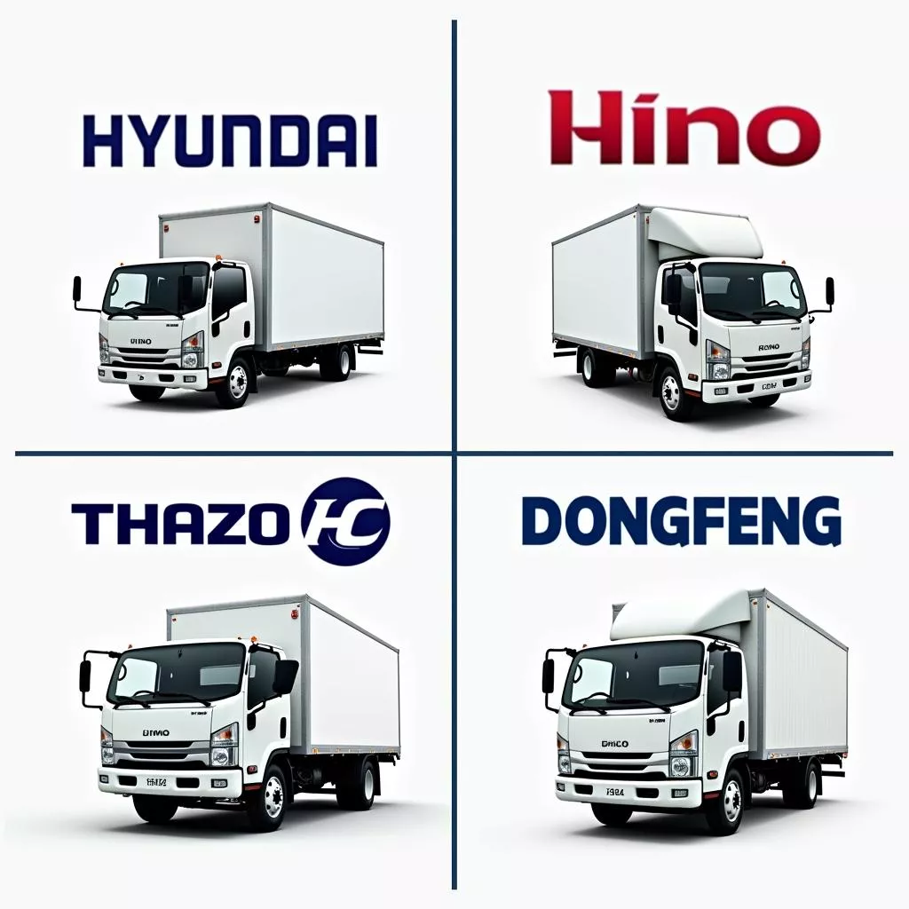 Various truck models