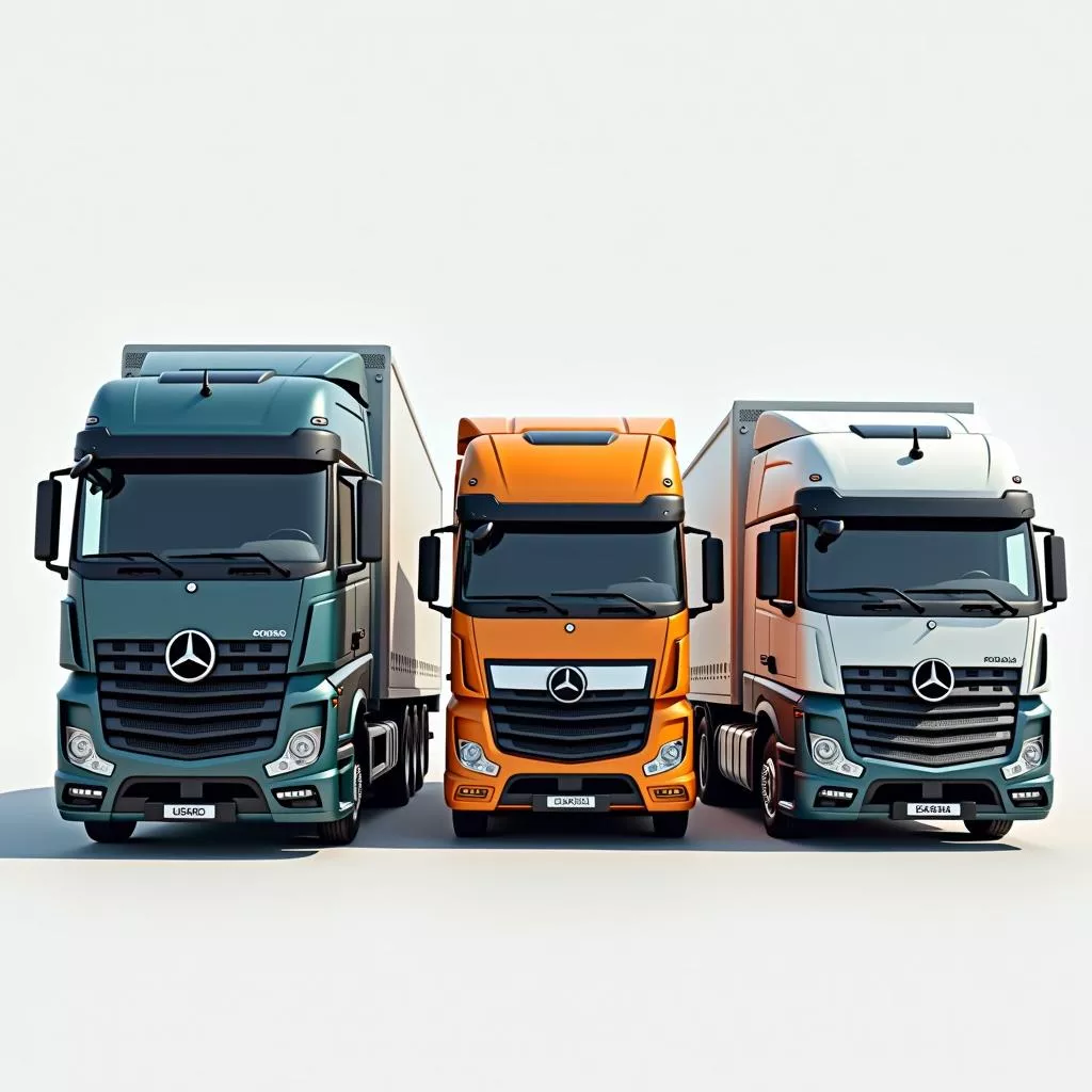 Moderne LKWs von Xe Tải Hà Nội