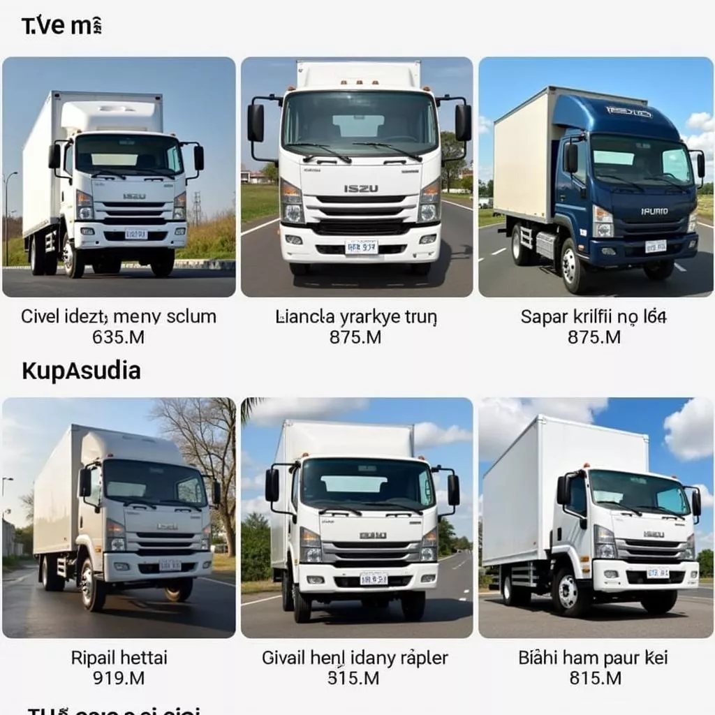 Trucks at XE TẢI HÀ NỘI