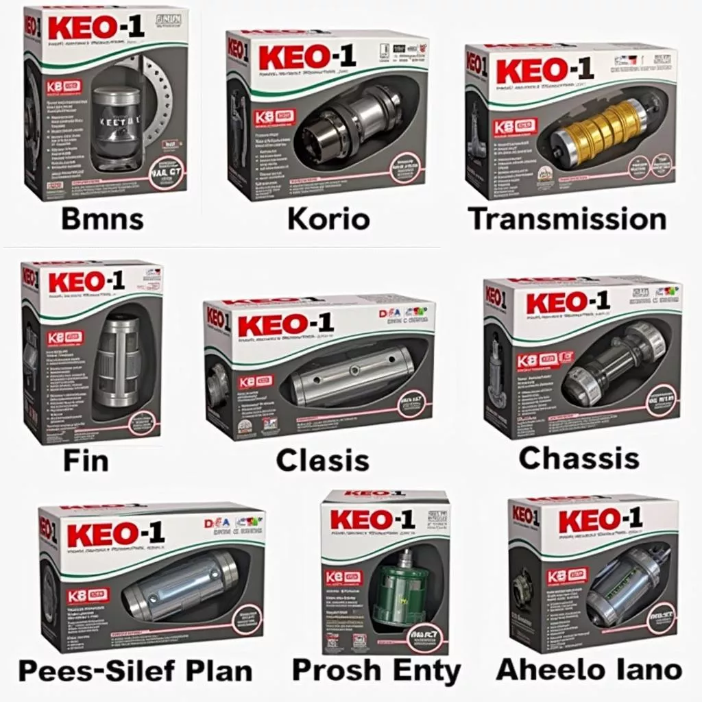 Different types of Keo 1 for trucks