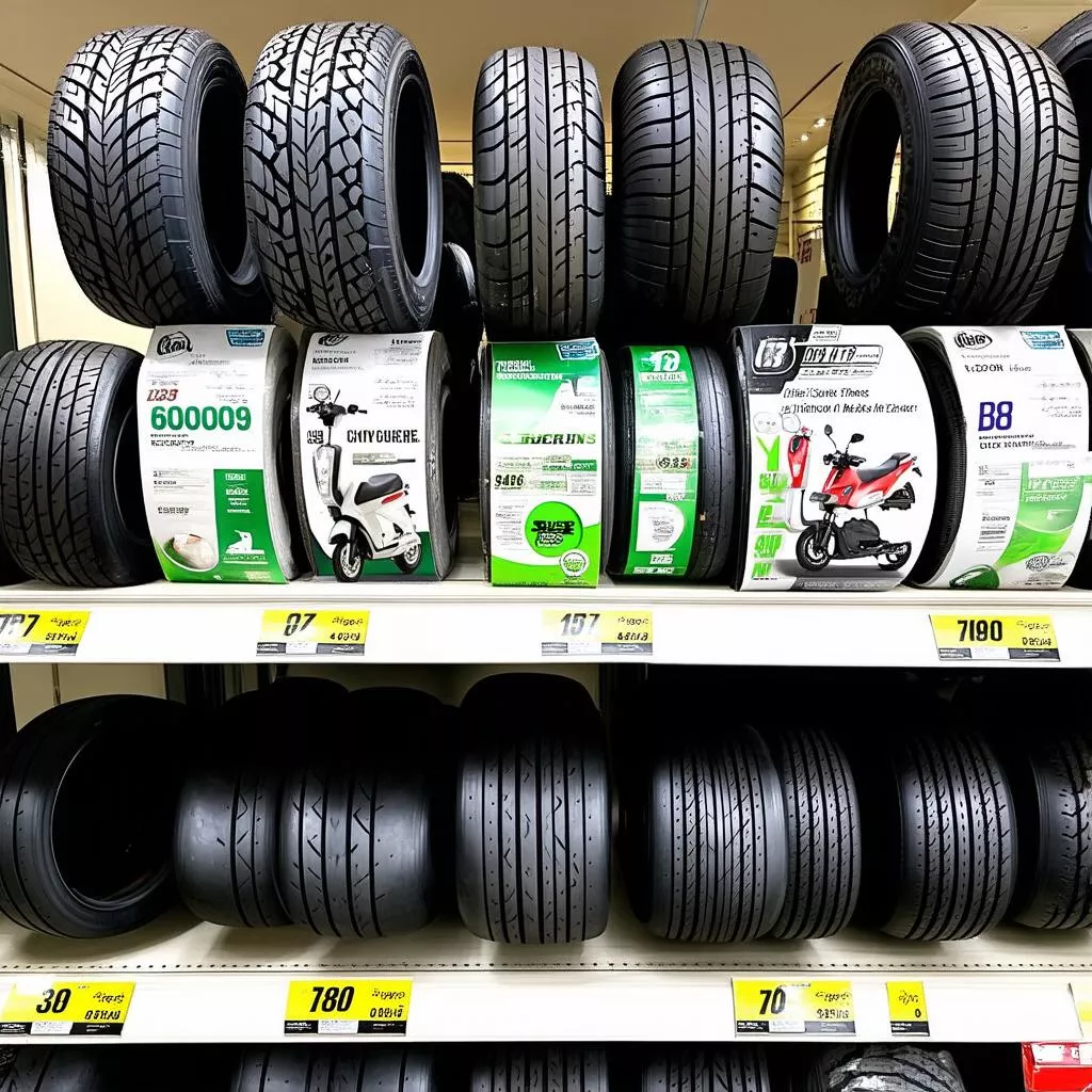 Various scooter tires