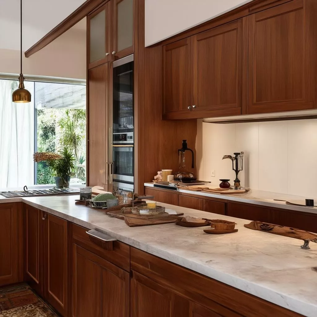 Báo Giá Tủ Bếp Gỗ Căm Xe: Chọn Chất Liệu Sang Trọng Cho Không Gian Bếp