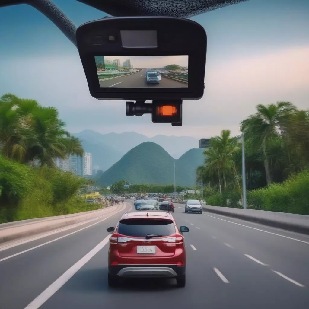 Câmara para carro em Da Nang: Auxílio à condução segura