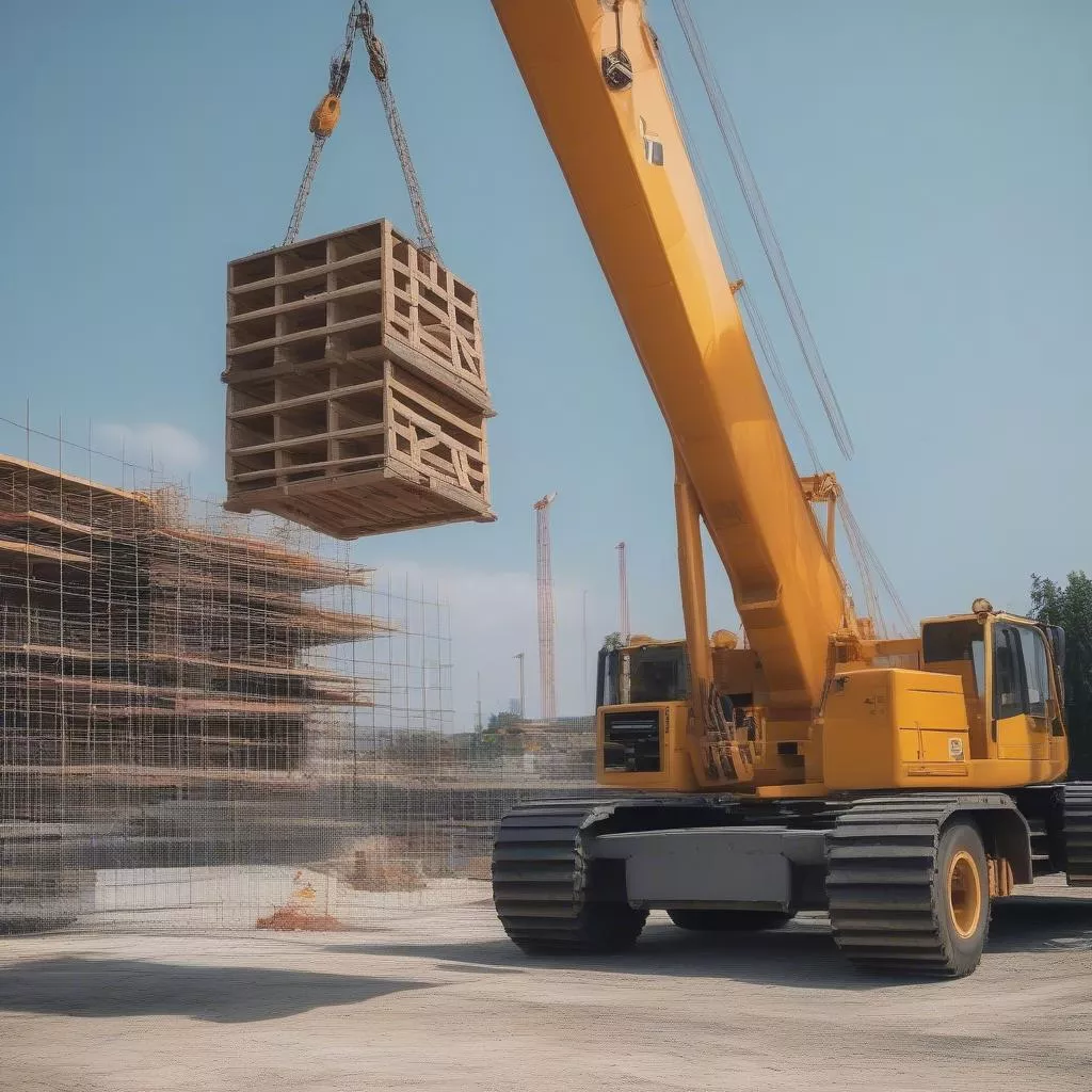 Cần cẩu carry deck crane 5 tấn giá rẻ