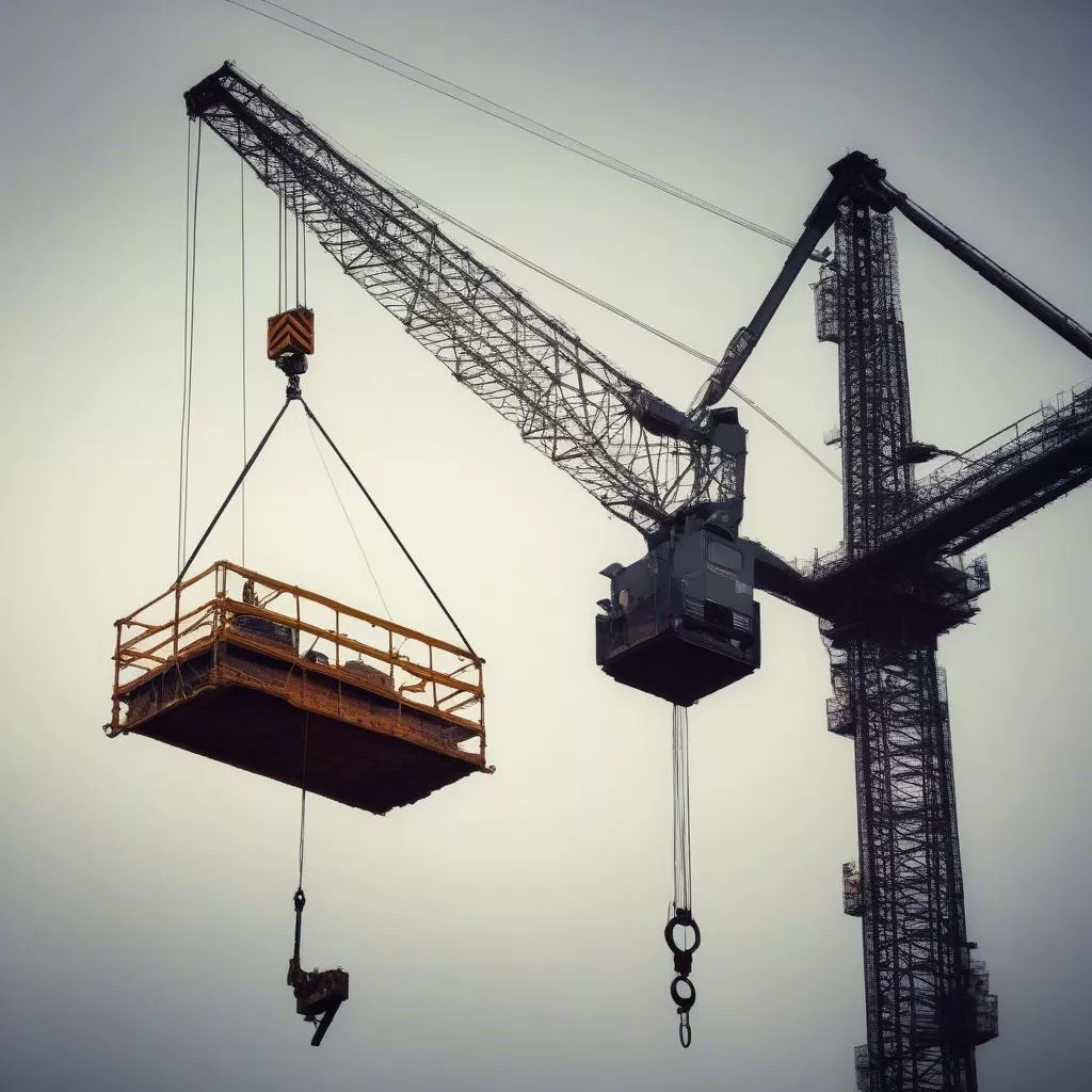 Cần cẩu nâng vật nặng