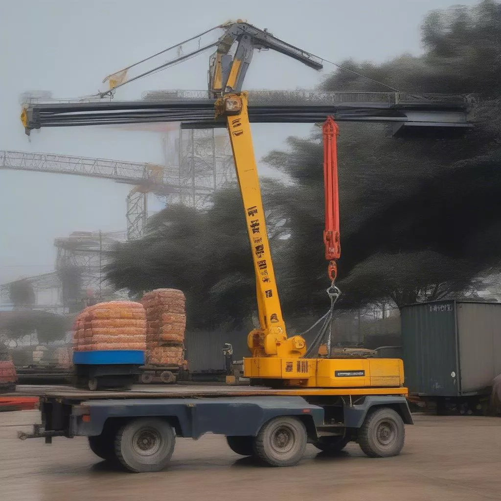 Cân treo điện tử 5 tấn dùng để cân hàng hóa