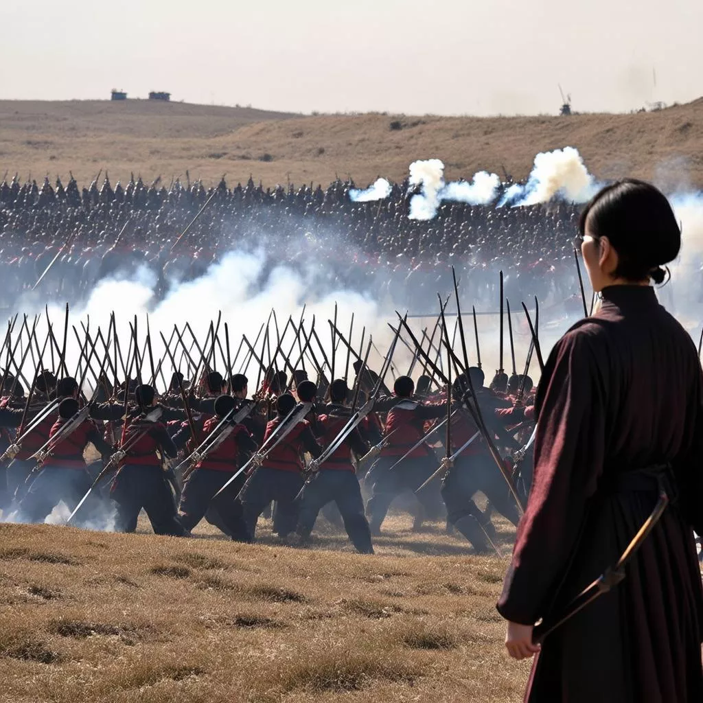 Cảnh trong phim Châu Tấn Họa Bì 2