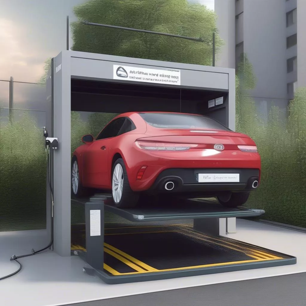 Cầu rửa xe ô tô kích thước mini