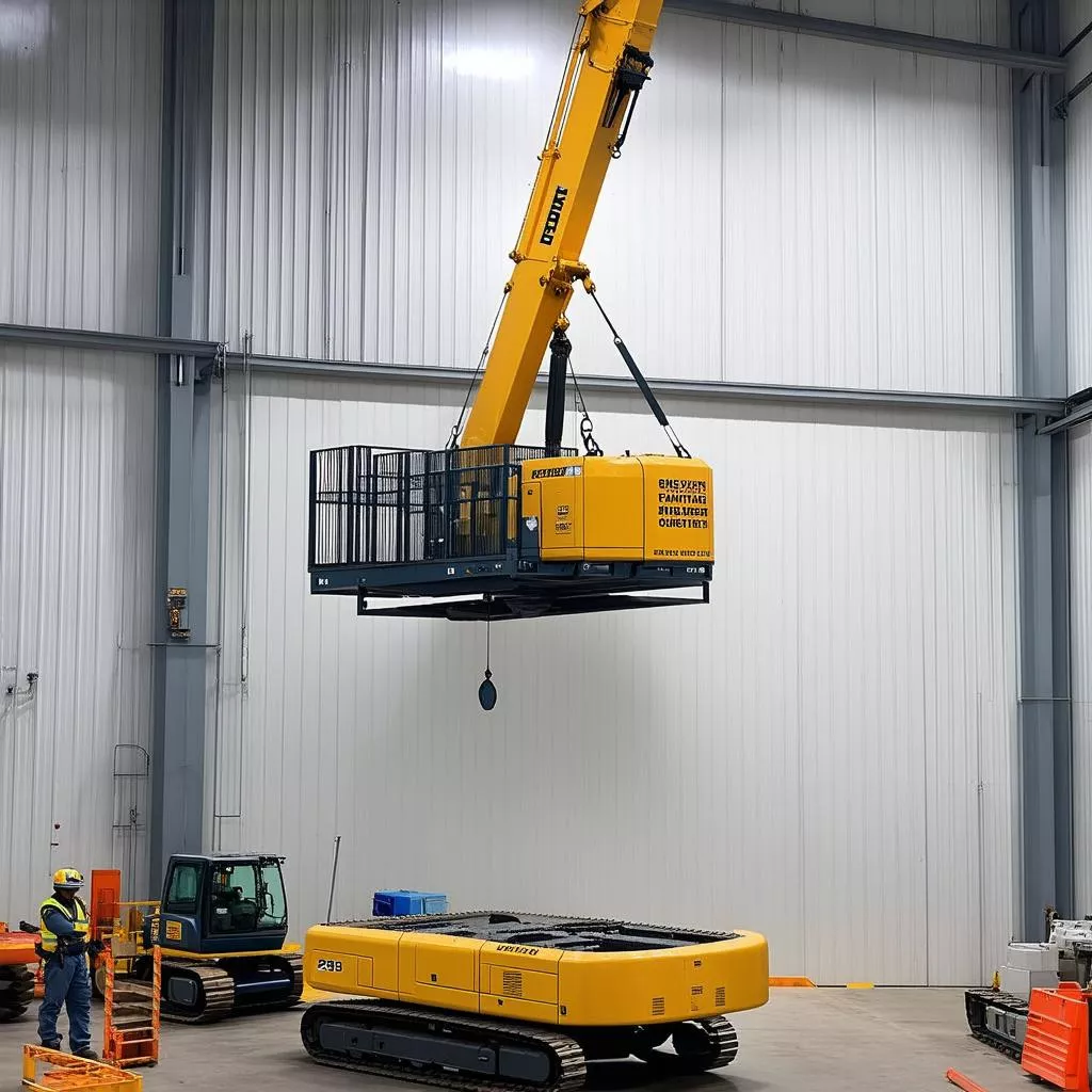 Cầu trục 2 tấn trong nhà máy