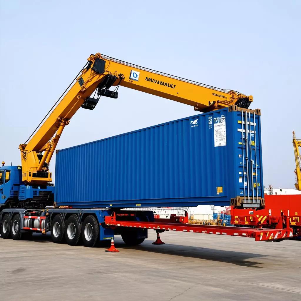 Cẩu unic 5 tấn nâng hạ hàng hóa