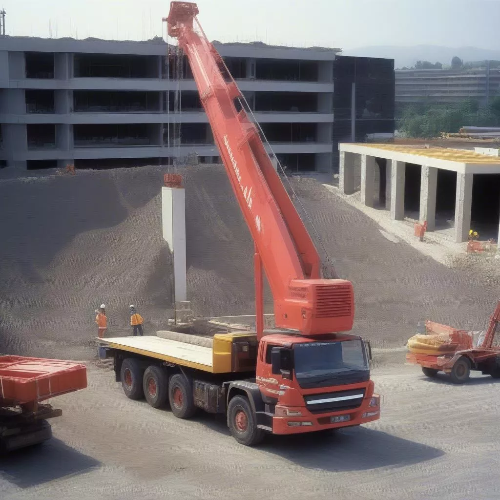 Cẩu Unic: "Cánh tay thép" nâng tầm hiệu quả cho xe tải