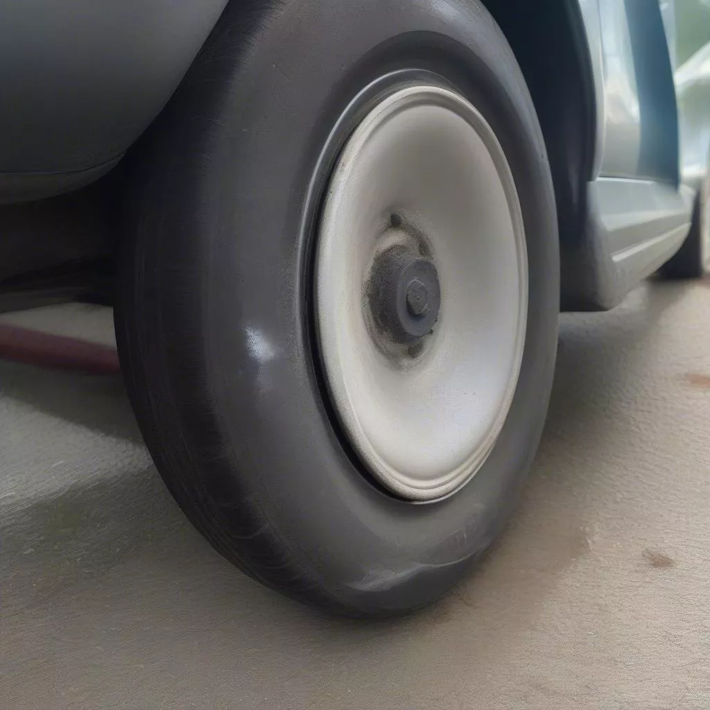 Lốp xe Chevrolet Spark cũ