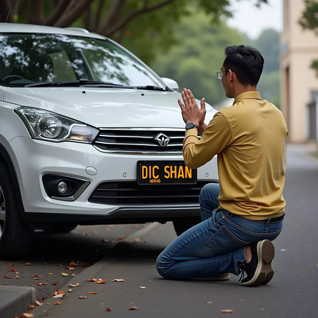 Choosing a feng shui license plate