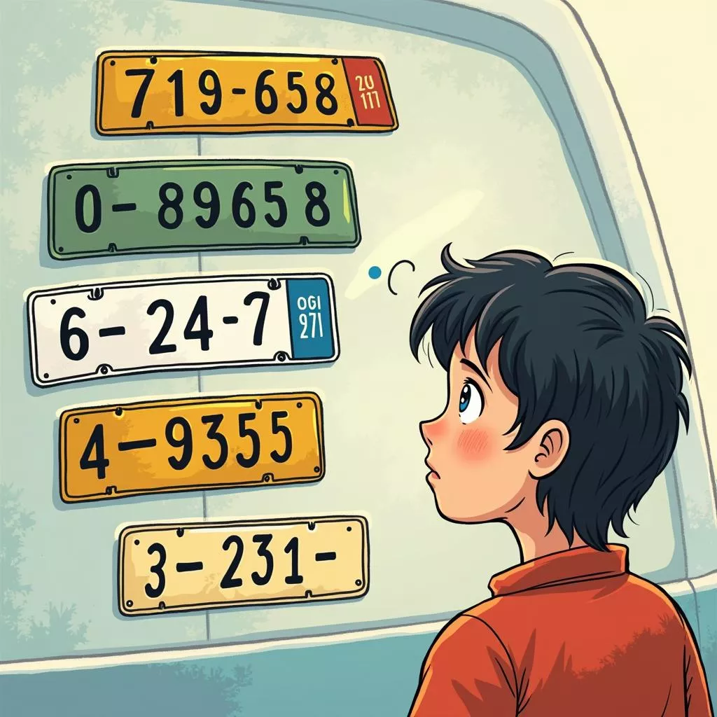 Lucky License Plates for the Rooster Zodiac Sign