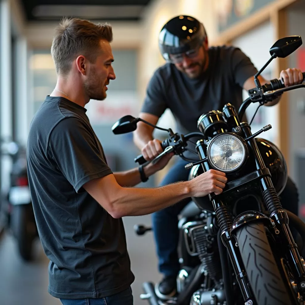 Choosing a lucky motorcycle license plate