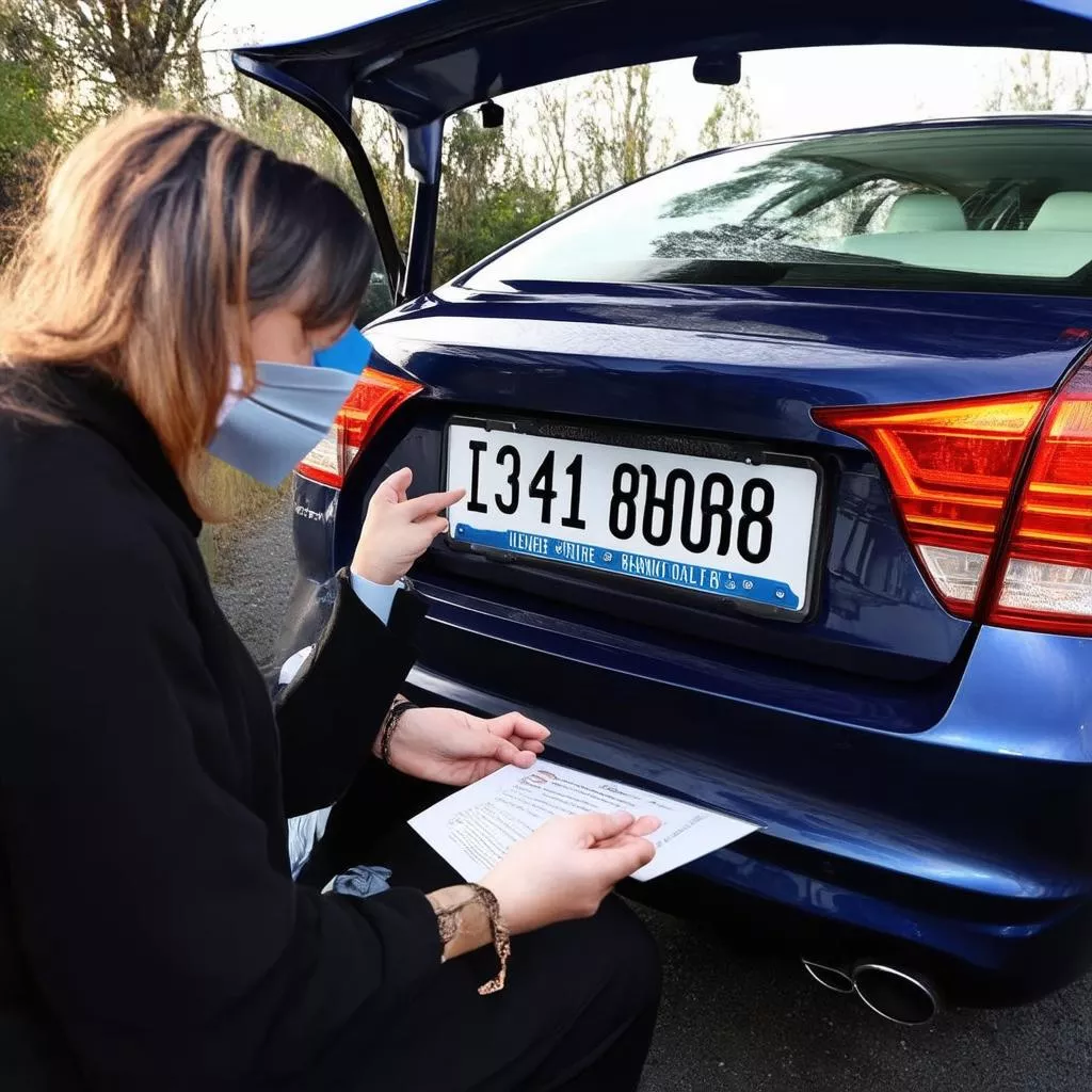 Choosing a license plate based on Feng Shui