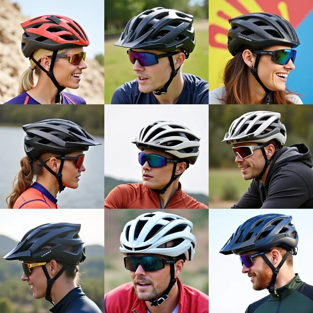 Chọn mũ bảo hiểm xe đạp Giant phù hợp