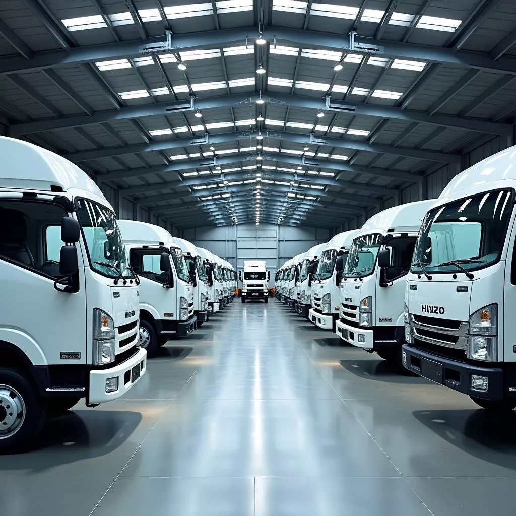 Showroom xe tải của Công ty Hình Tượng Ô Tô Việt Nam