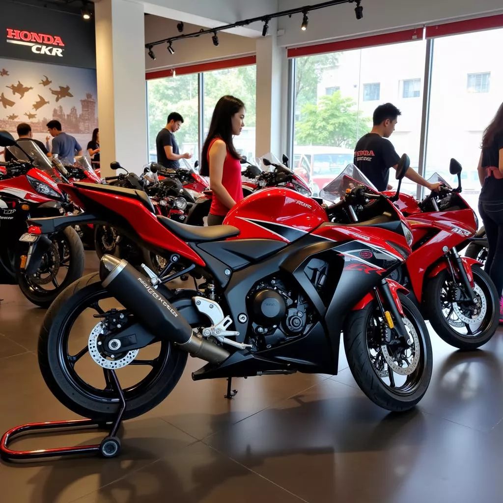 Honda CBR dealership in Hanoi