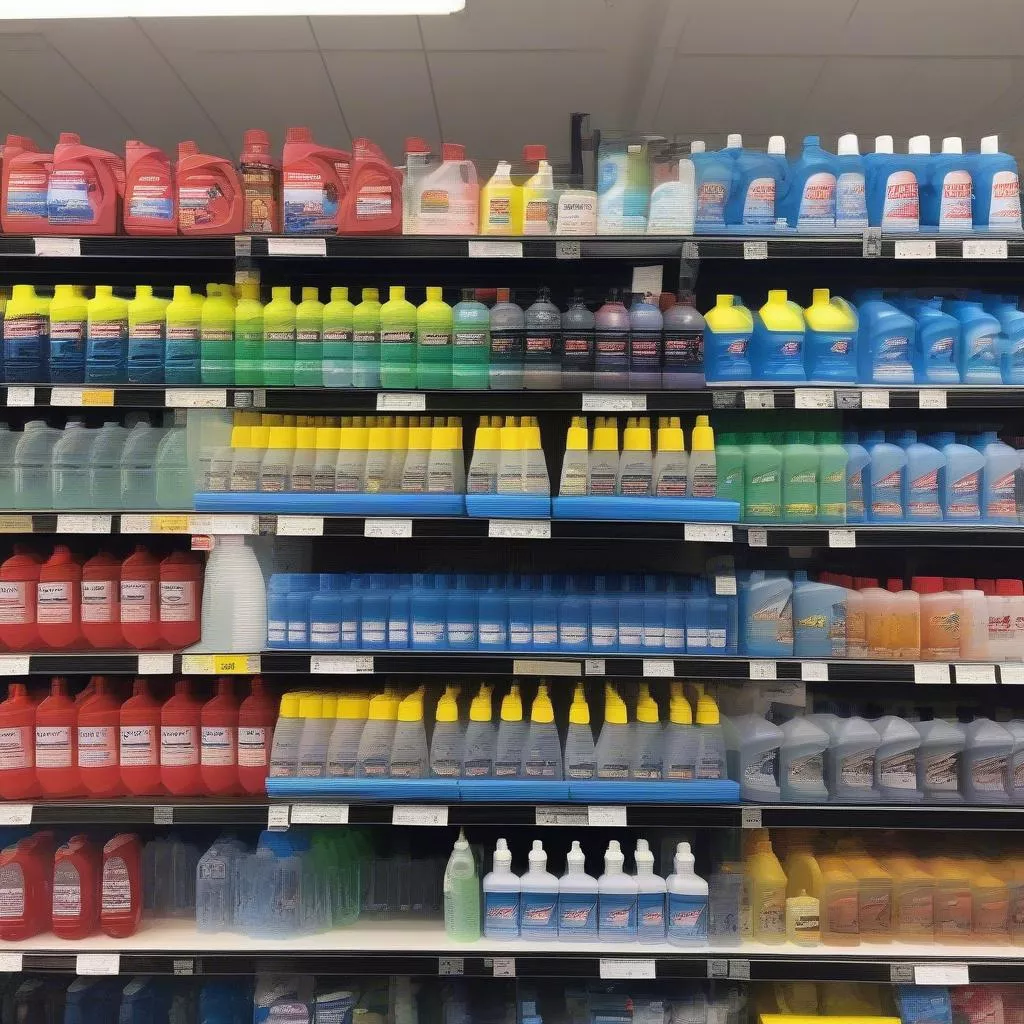 자동차 워셔액 판매점