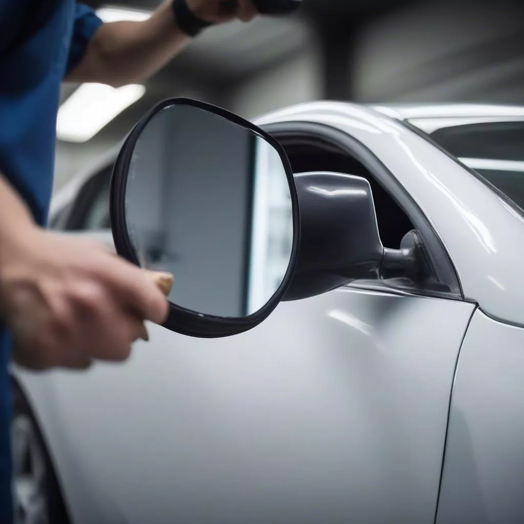 Dán gương ô tô: Bảo vệ "mắt thần" cho xế yêu