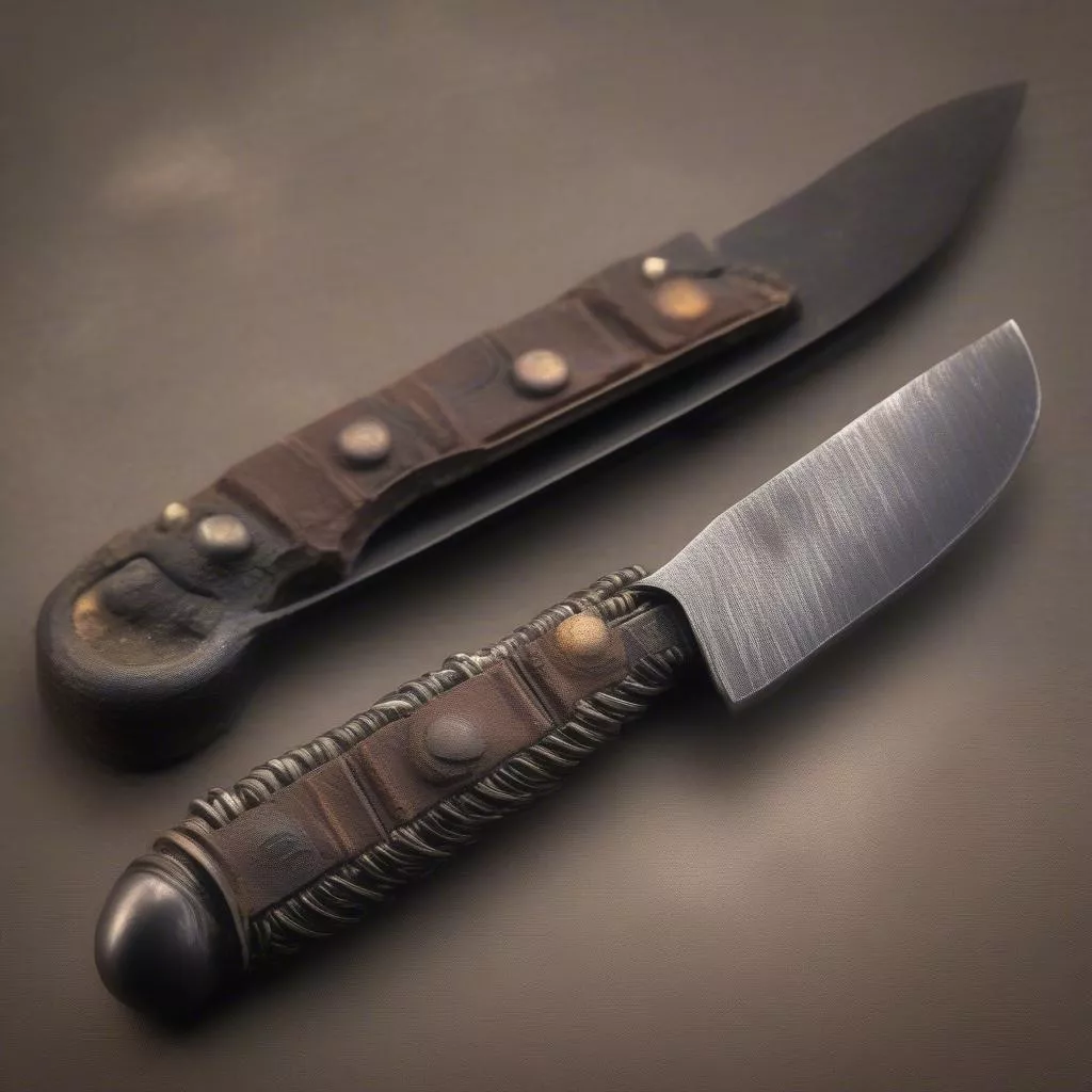 Dao Làm Từ Nhíp Ô Tô: Vẻ Đẹp Phong Trần, Chất Lượng Bền Bỉ