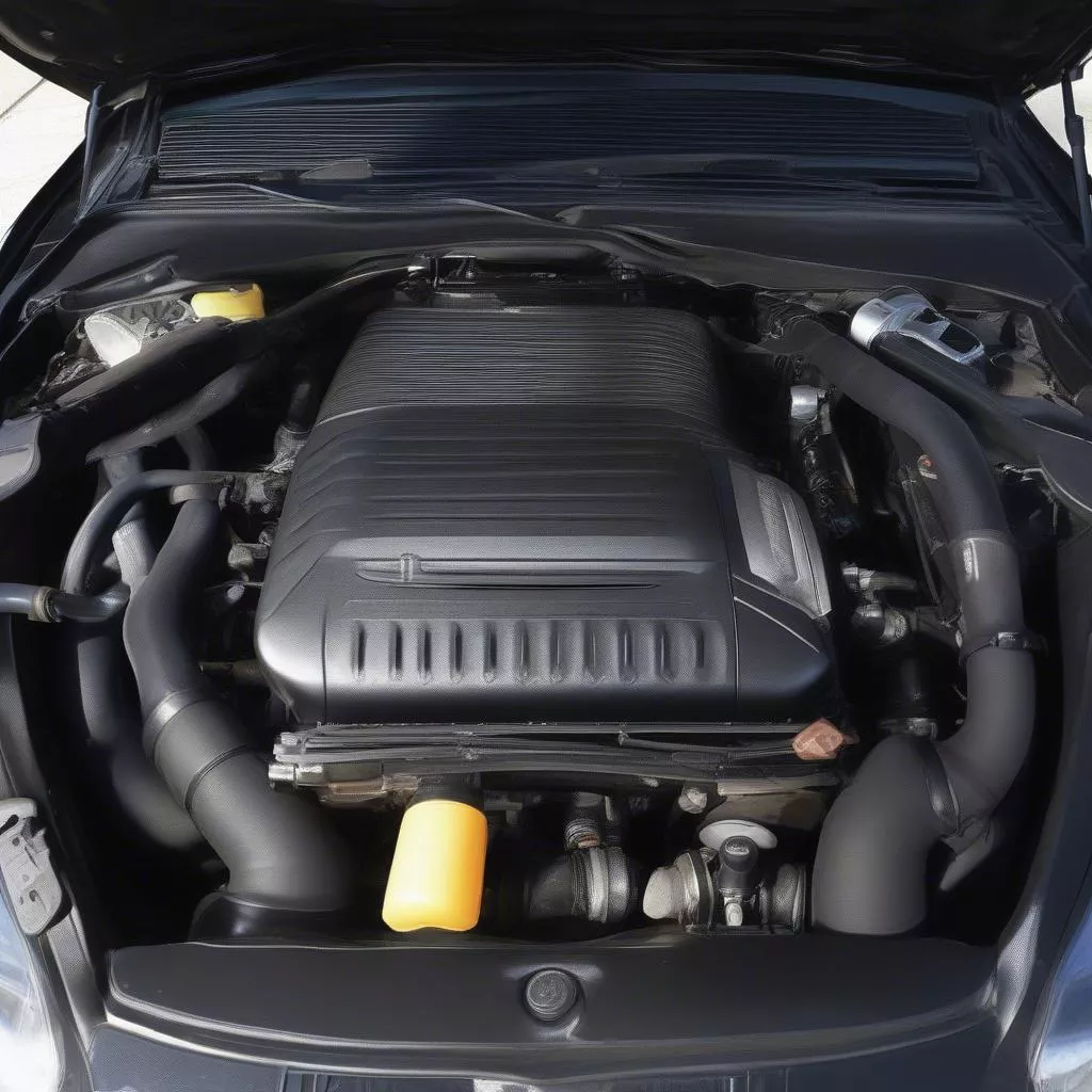 Vệ sinh khoang máy ô tô