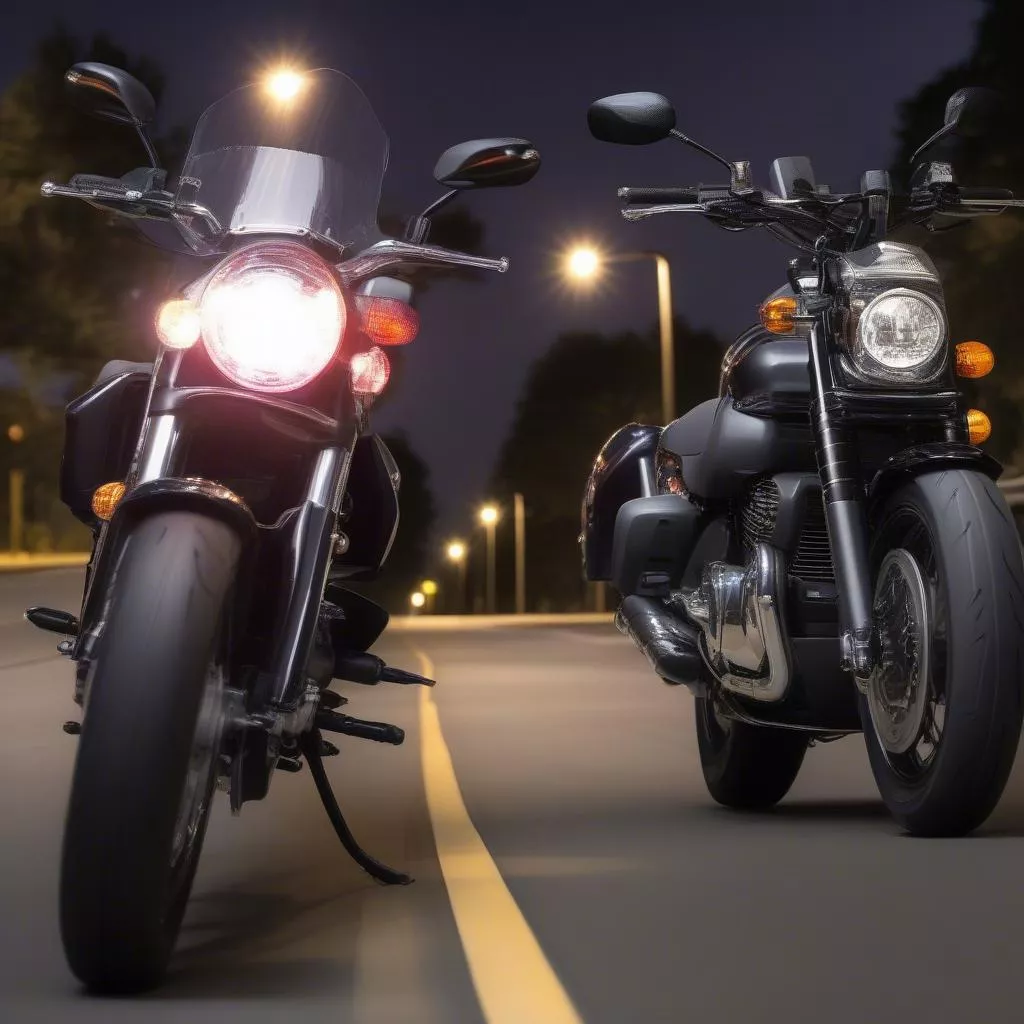 Vergleich von LED- und Halogen-Kennzeichenbeleuchtung für den Honda Wave