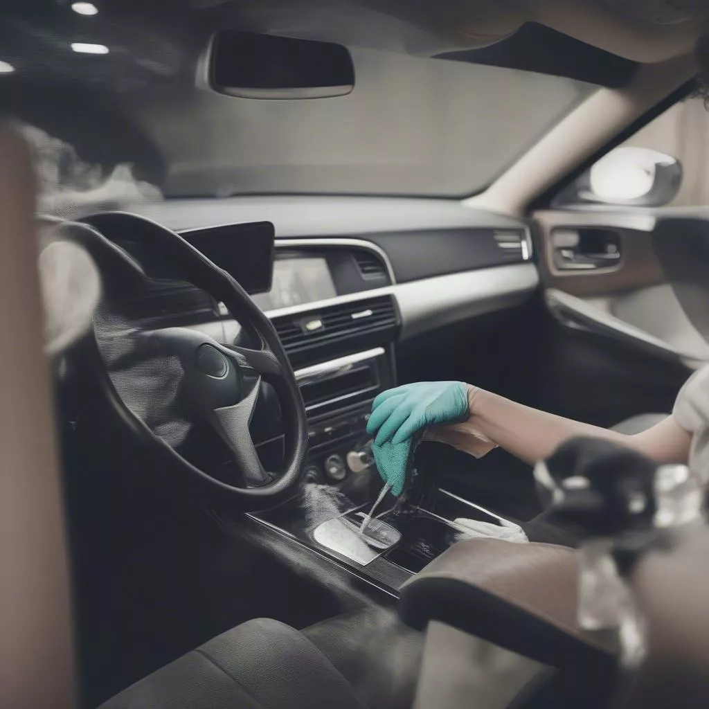 Dịch vụ dọn nội thất xe hơi