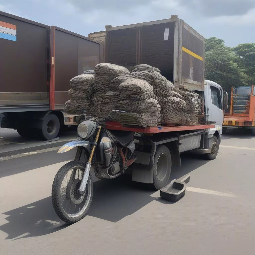 Professional motorcycle transport service
