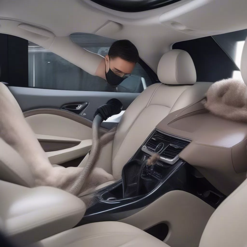 Dịch vụ vệ sinh nội thất ô tô