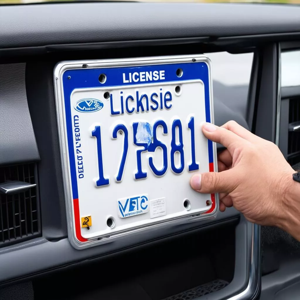 वीईटीसी खाते में वाहन नंबर कैसे बदलें?